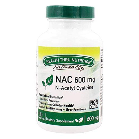 HEALTH THRU NUTRITION - NAC N-Acetyl Cysteine 600mg