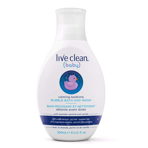LIVE CLEAN - Baby Calming Bedtime Bubble Bath & Wash