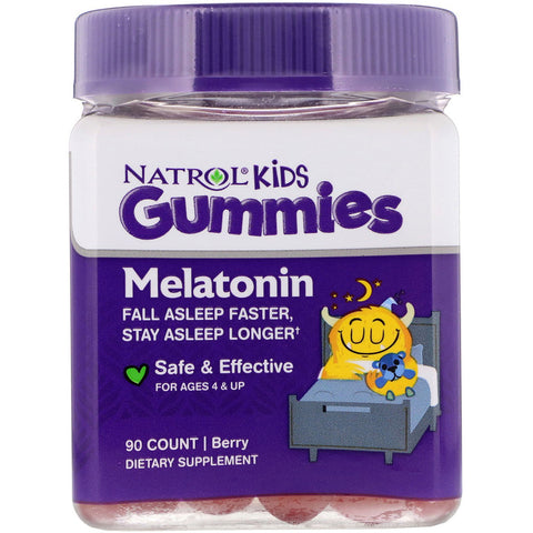 NATROL - Kids Melatonin 1mg Berry - 90 Gummies