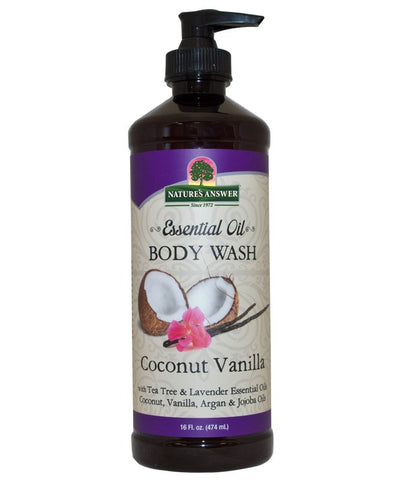 NATURE'S ANSWER - Essential Oil Body Wash Coconut Vanilla