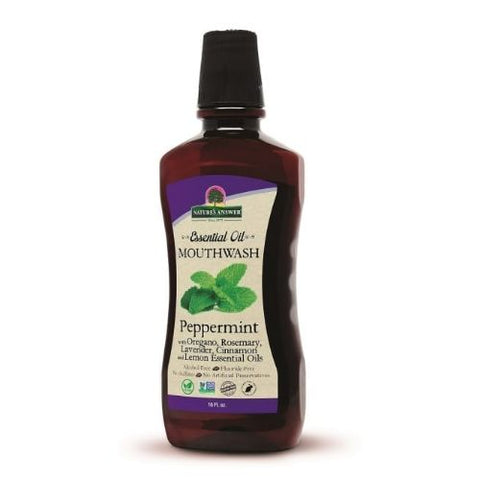 NATURE'S ANSWER - Essential Oil Mouthwash Peppermint