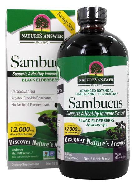 NATURE'S ANSWER - Sambucus Black Elderberry Extract