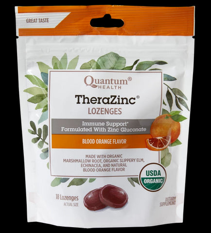 QUANTUM HEALTH - TheraZinc Lozenges Blood Orange