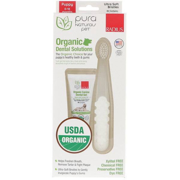 RADIUS - Organic Dental Solutions, Ultra Soft Bristles, Puppy