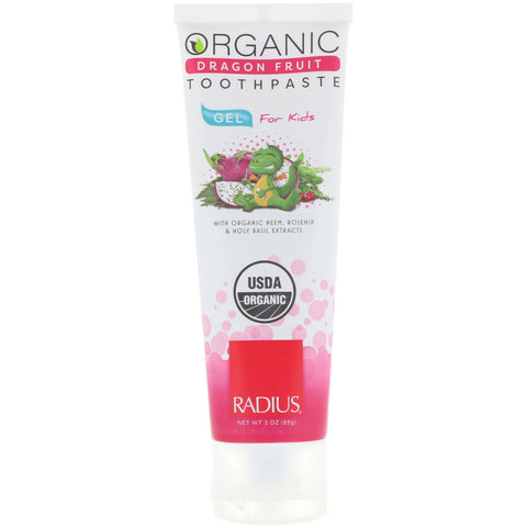 RADIUS - Organic Gel Toothpaste for Kids Dragon Fruit