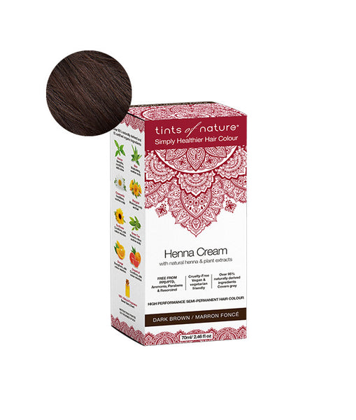 TINTS OF NATURE - Henna Cream Dark Brown