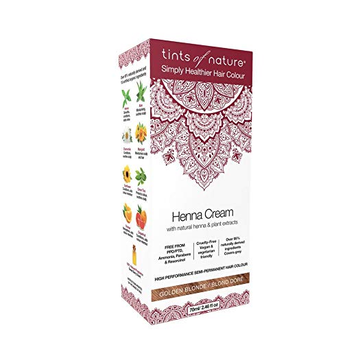 TINTS OF NATURE - Henna Cream Golden Blonde