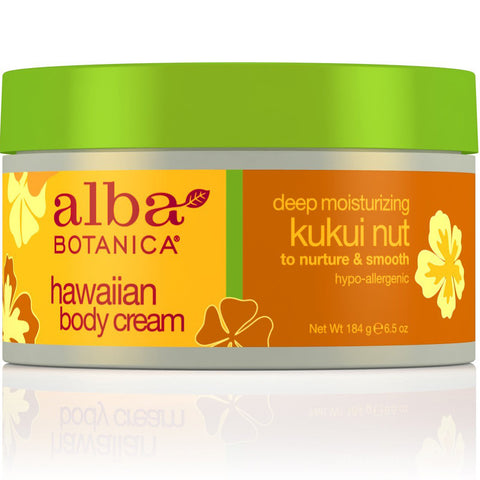ALBA BOTANICA - Hawaiian Body Cream Deep Moisturizing Kukui Nut