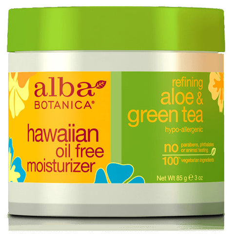ALBA BOTANICA - Hawaiian Oil-Free Moisturizer Refining Aloe & Green Tea