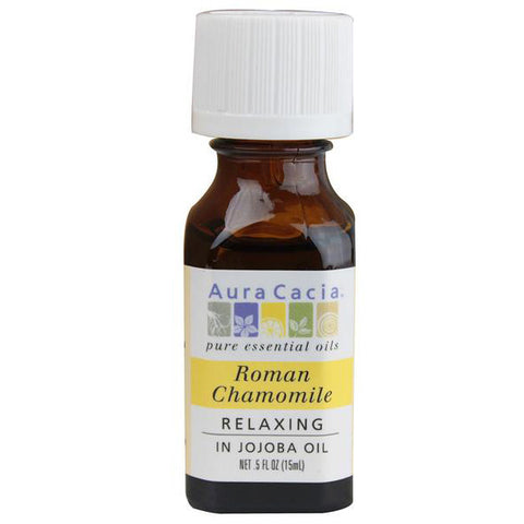 AURA CACIA - 100% Pure Essential Oil Roman Chamomile (in Jojoba Oil)
