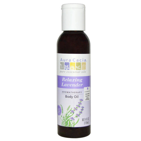 AURA CACIA - Aromatherapy Body Oil Relaxing Lavender