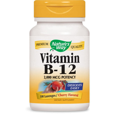 NATURES WAY - Vitamin B-12 2000 mcg Natural Cherry Flavor