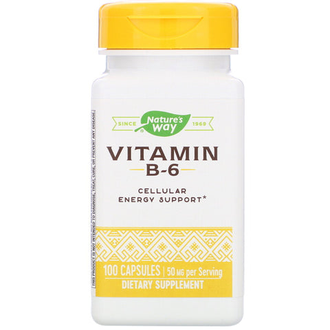NATURES WAY - Vitamin B-6 50 mg