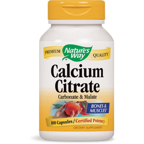 NATURES WAY - Calcium Citrate Carbonate & Malate for Bones and Muscles