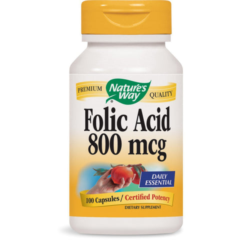 NATURES WAY - Folic Acid 800 mcg
