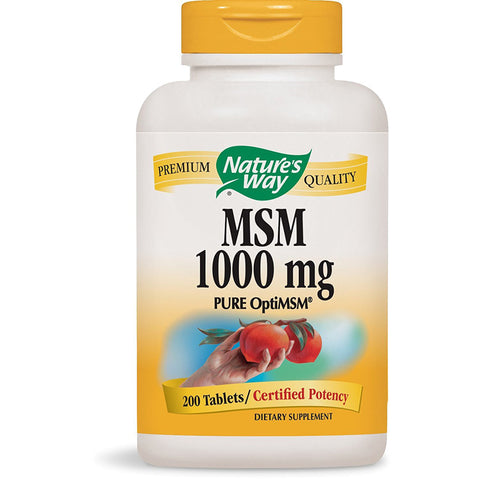 NATURES WAY - MSM 1000 mg Pure OptiMSM