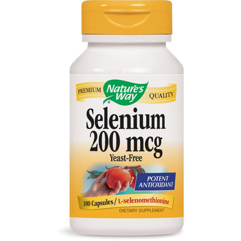NATURES WAY - Selenium 200 mcg Yeast-free