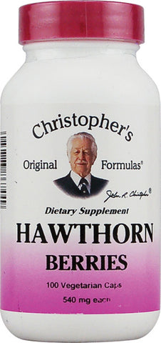 Christophers Original Formulas Hawthorn Berry Capsule