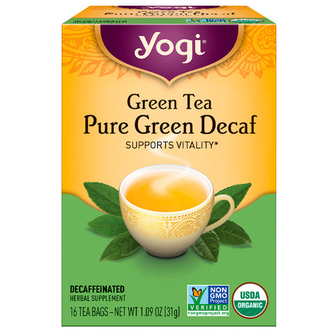 YOGI TEA - Green Tea Pure Green Decaf