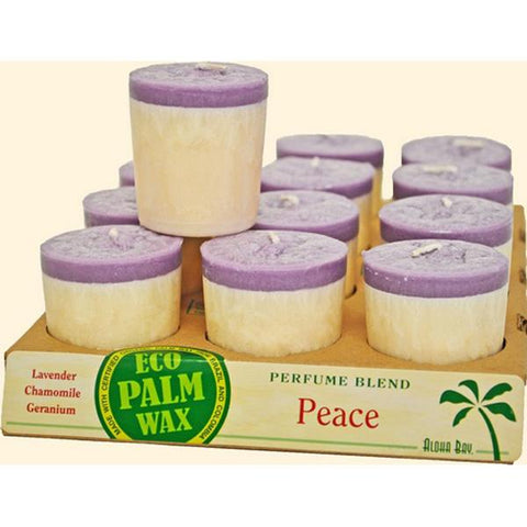 ALOHA BAY - Candle Nature Votives Peace (LavenderIvory)