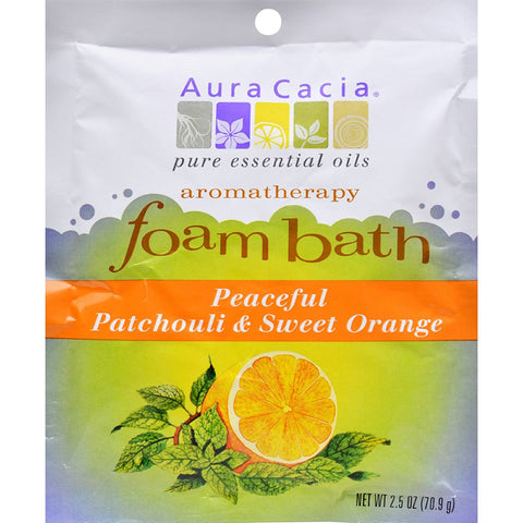 AURA CACIA - Aromatherapy Foam Bath Patchouli Sweet Orange