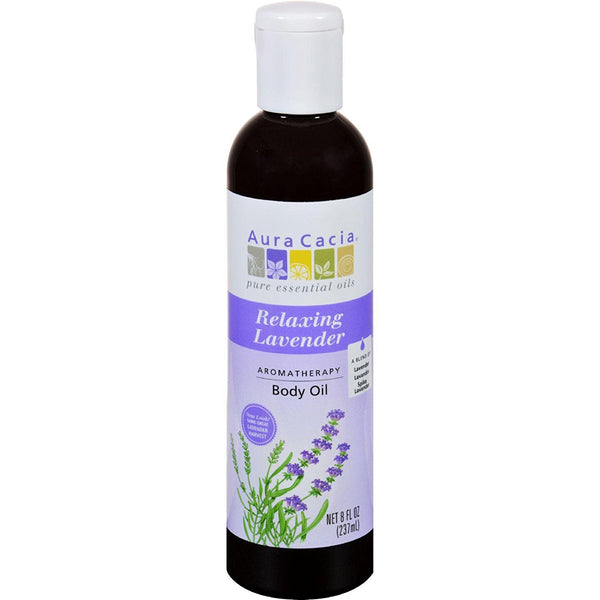 AURA CACIA - Aromatherapy Body Oil Relaxing Lavender