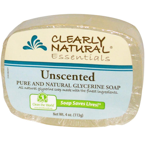 CLEARLY NATURAL - Glycerine Bar Soap, Unscented