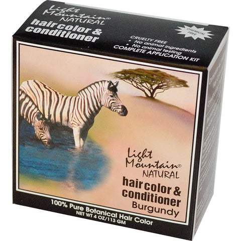 LIGHT MOUNTAIN - Hair Color and Conditioner Burgundy