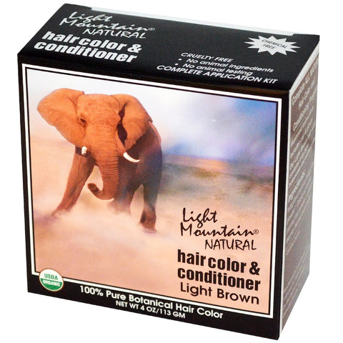 LIGHT MOUNTAIN - Hair Color and Conditioner Light Brown