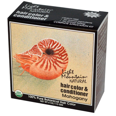 LIGHT MOUNTAIN - Hair Color and Conditioner Mahogany