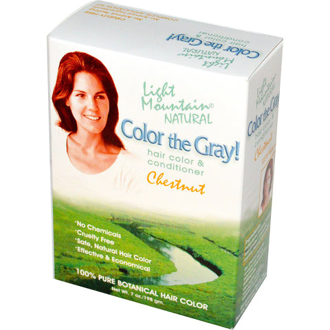LIGHT MOUNTAIN - Color The Gray Natural Hair Color and Conditioner Auburn