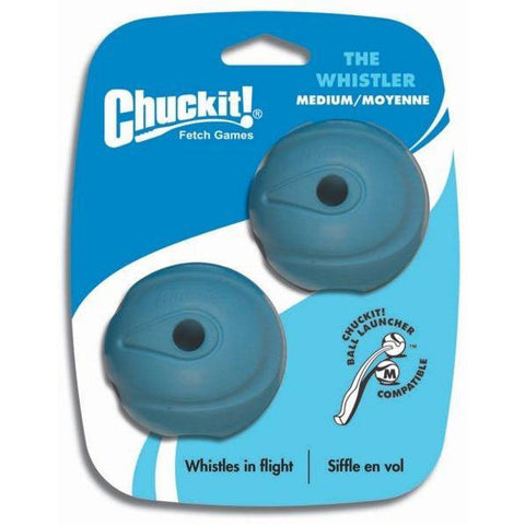 CHUCKIT - Whistler Ball Dog Toy Medium 2.5"