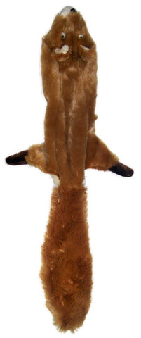 Stuffing Free Plush Squirrel Dog Toy