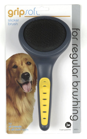 Gripsoft Slicker Brush for Pets Regular