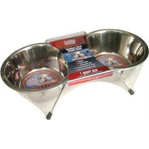 Stainless Steel Packaged Double Diner - 1 Quart