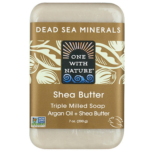 ONE WITH NATURE - Dead Sea Mineral Shea Butter Bar Soap