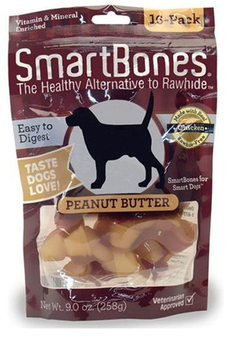 Peanut Butter Chews Dog Treat Mini 2 - 16 Bones