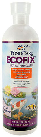 Aquarium Pharmaceuticals - PondCare Ecofix Bacterial Pond Clarifier - 16 fl. oz.