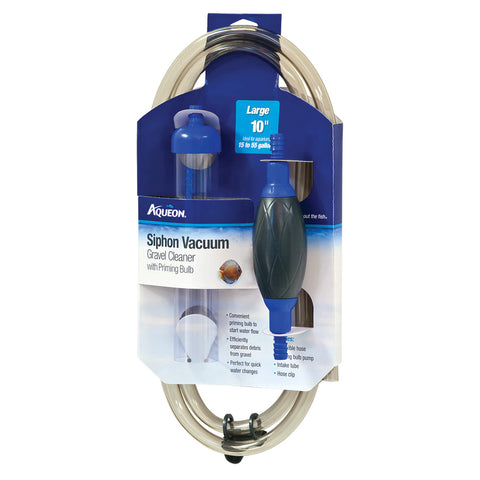 AQUEON - Siphon Vacuum Gravel Cleaner with Priming Bulb Large