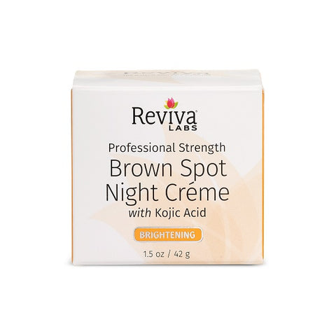 REVIVA LABS - Brown Spot Night Cream with Kojic Acid