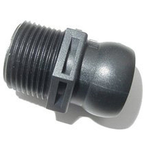 Lifegard Aquatics - Flexible Ball Socket Joint Tubing - 1/2" Mpt Connector