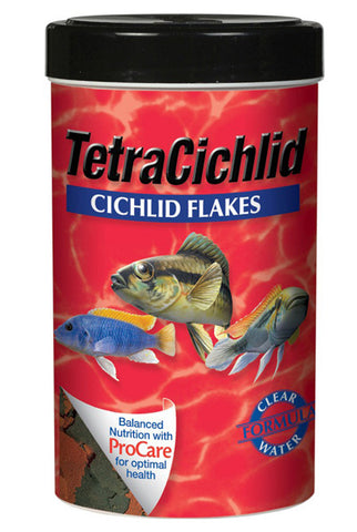 Tetra Usa Inc. - Cichlid Flakes Fish Food Large - 5.65 oz. (160 g)