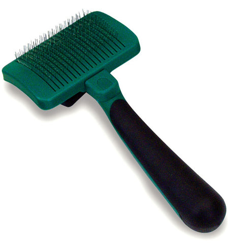 Safari Pet Products - Self-Cleaning Slicker Brush for Cats Green - 1 Brush
