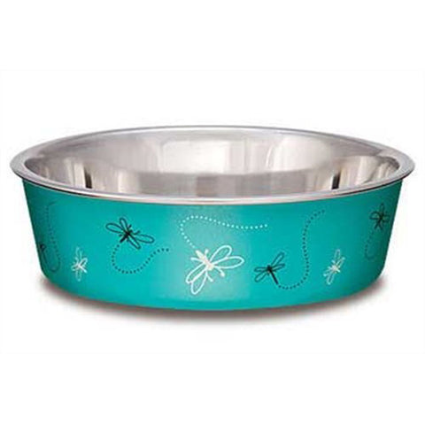 LOVING PETS - Dragonfly Bella Bowl for Dogs Large Turquoise