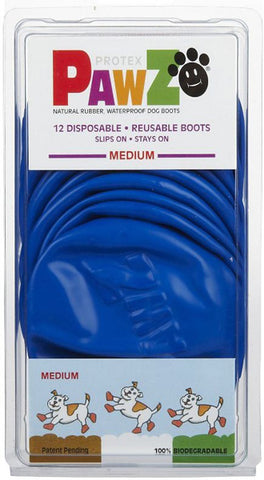 PAWZ - Dog Boots 3 Inch Medium Blue