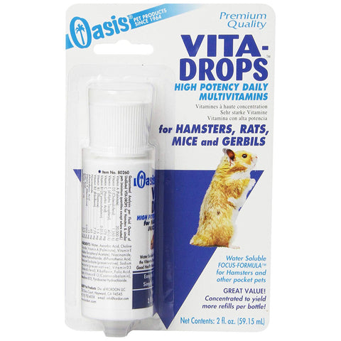 KORDON - Oasis Vita-Drops Multi-Vitamins for Hamster, Rat, Mice & Gerbils