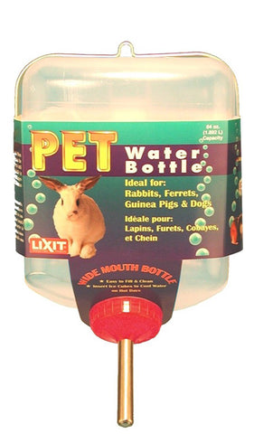 Lixit Corporation - All Weather Rabbit Water Bottle - 1/2 Gallon (64 oz.)