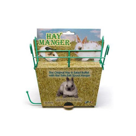 Super Pet - Hay Manger with Salt Hanger - 8 x 4 x 7.25 Inch