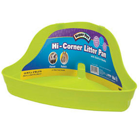 Super Pet - Hi-Corner Litter Pan - 10 x 13.75 x 6.5 Inch