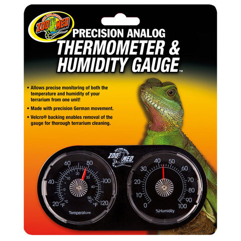 ZOO MED - Economy Analog Dual Thermometer and Humidity Gauge